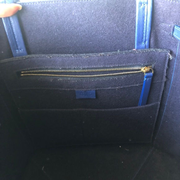 Authentic Celine Small Cabas Calfskin Tassel Tote - Picture 7 of 8